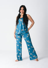 WILD COLLECTION ZEBRA PAJAMA SET